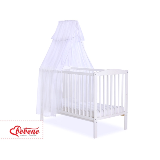 Baby Cot Bed Mosquito-net made of tulle- white
