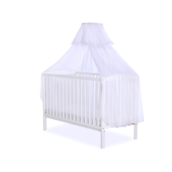 Baby Cot Bed Mosquito-net made of tulle- white