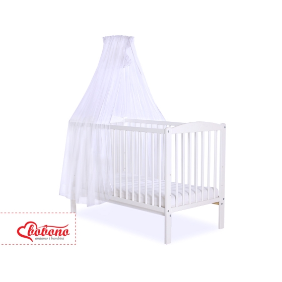 Baby Cot Bed Mosquito-net made of tulle- white