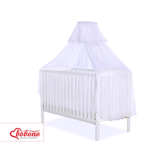 Baby Cot Bed Mosquito-net made of tulle- white