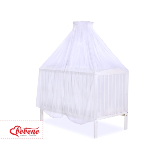 Baby Cot Bed Mosquito-net made of tulle- white