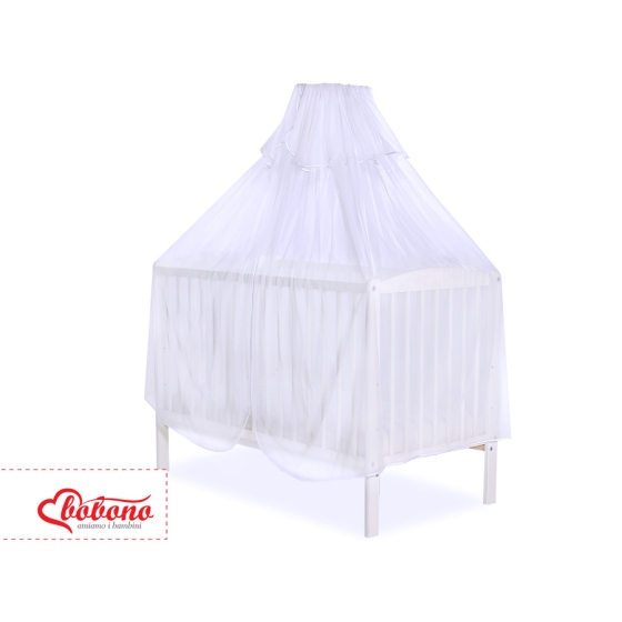 Baby Cot Bed Mosquito-net made of tulle- white