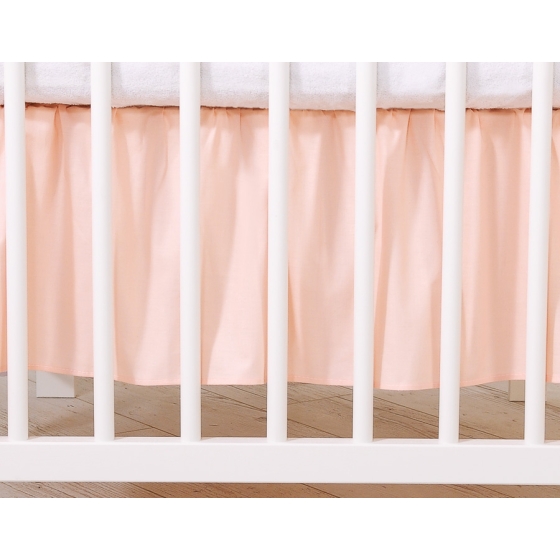 Baby cot decorative skirt dust Ruffle-Masking flounce 140x70cm- Little Prince/Princess pink