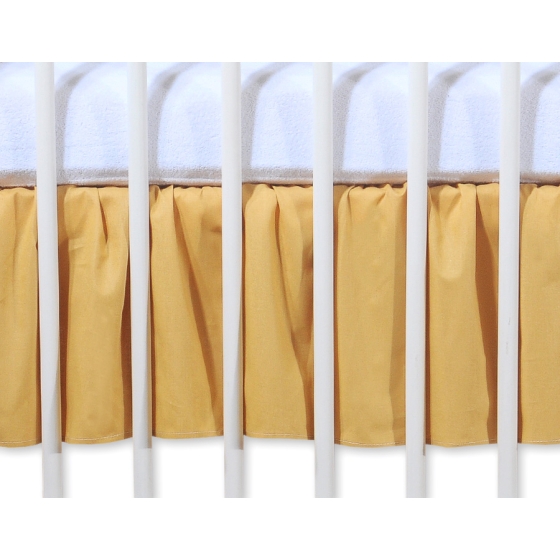 Baby cot decorative skirt dust Ruffle-Masking flounce 140x70cm- Teddy Bear Barnaba brown