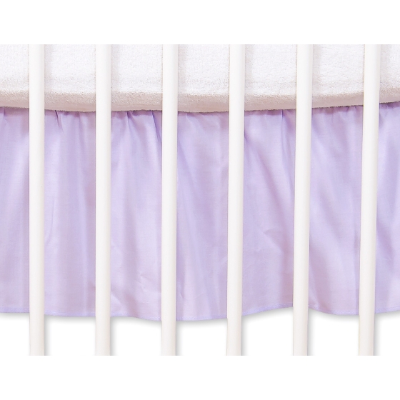 Baby cot decorative skirt dust Ruffle-Masking flounce 140x70cm- Teddy Bear Barnaba lilac