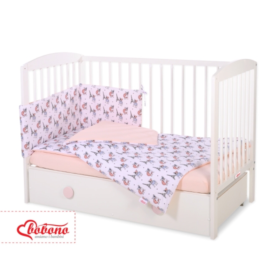 Baby Crib/Cot Bedding set 3-pcs - little doggies