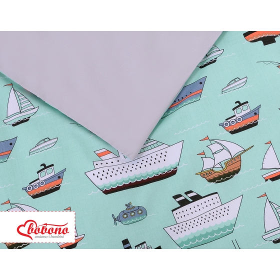 Baby Crib/Cot Bedding set 3-pcs - mint ships