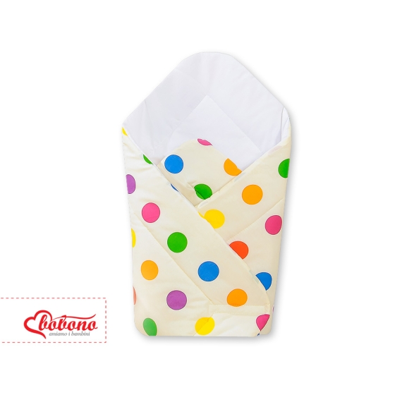 Baby nest- Basic dark dots on cream