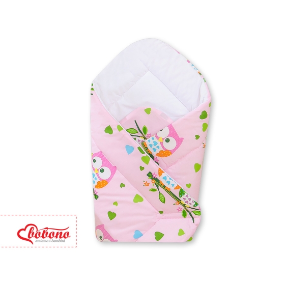 Baby nest- Basic pink owls