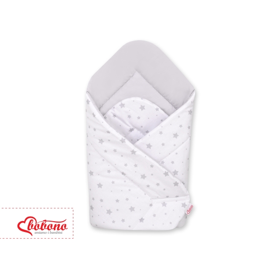 Baby nest - mini gray stars