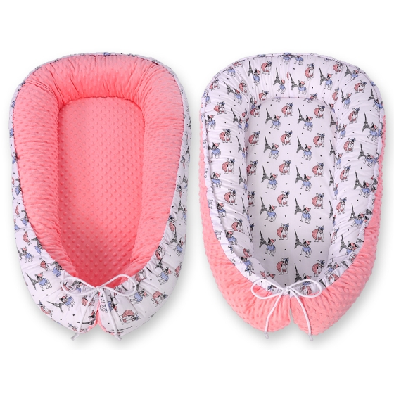 Baby nest minky - little doggies