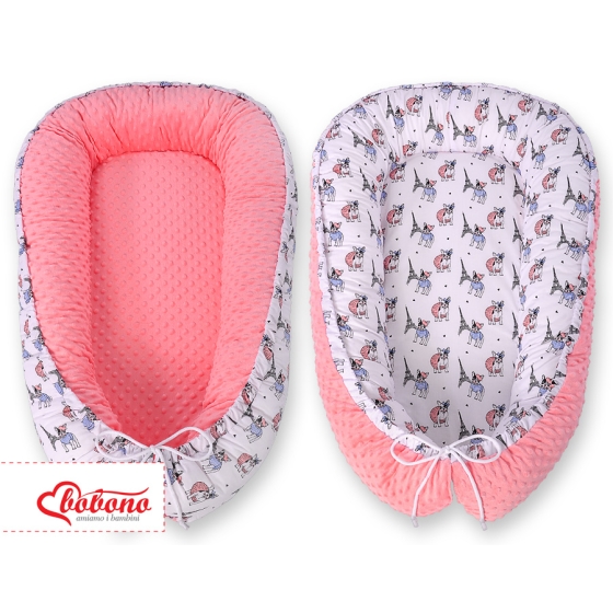Baby nest minky - little doggies