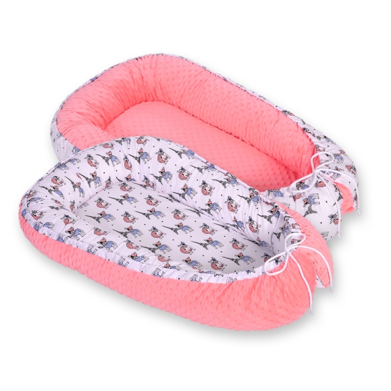 Baby nest minky - little doggies
