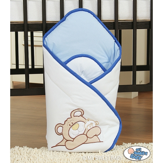 Baby nest - Teddy Bear Barnaba blue
