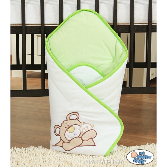 Baby nest - Teddy Bear Barnaba green
