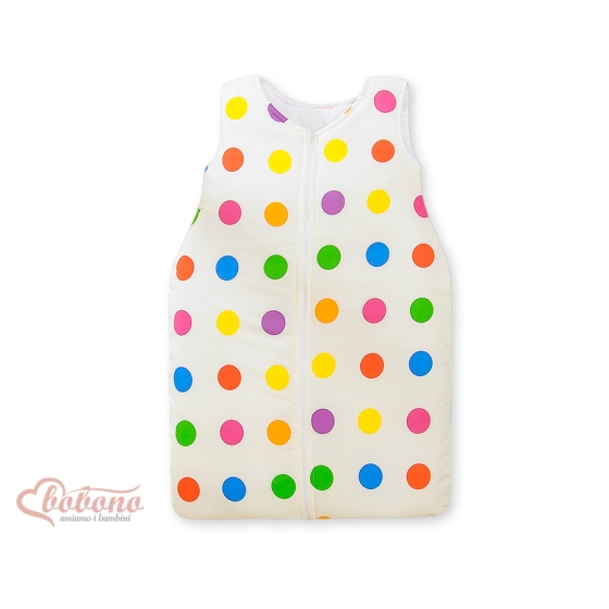 Baby Sleeping Bag- Basic dark dots on white