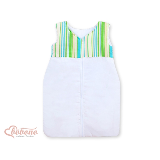 Baby Sleeping Bag- Basic green stripes