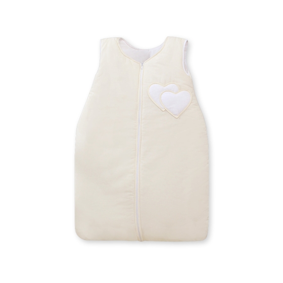 Baby Sleeping Bag- Hanging hearts cream