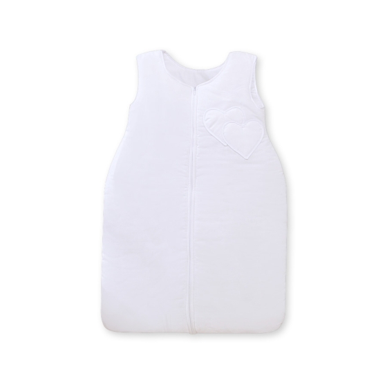 Baby Sleeping Bag- Hanging hearts white