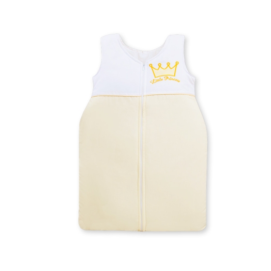 Baby Sleeping Bag- Little Prince/Princess cream