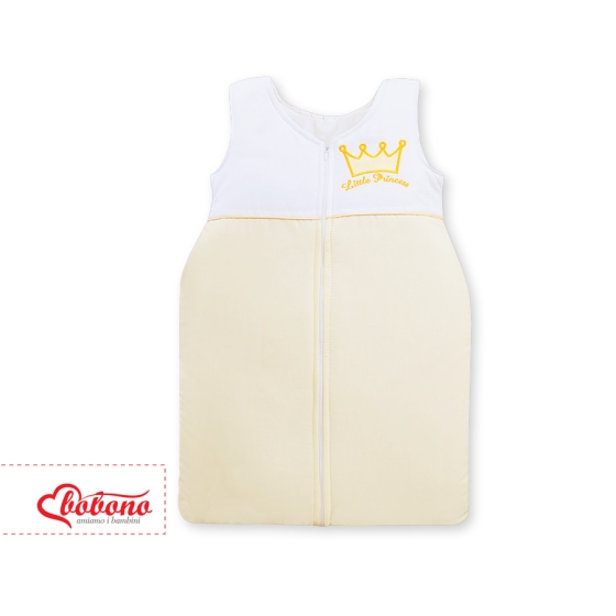 Baby Sleeping Bag- Little Prince/Princess cream