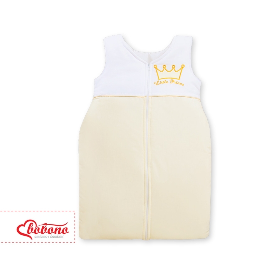 Baby Sleeping Bag- Little Prince/Princess cream