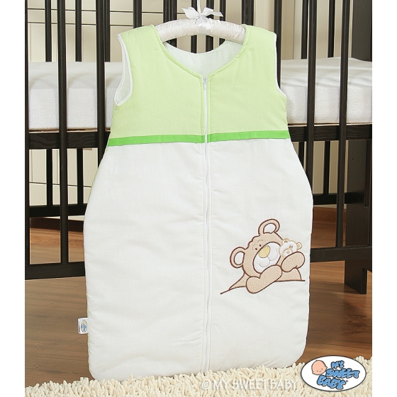 Baby Sleeping Bag- Teddy Bear Barnaba green