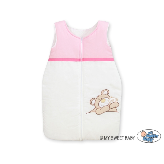 Baby Sleeping Bag- Teddy Bear Barnaba pink