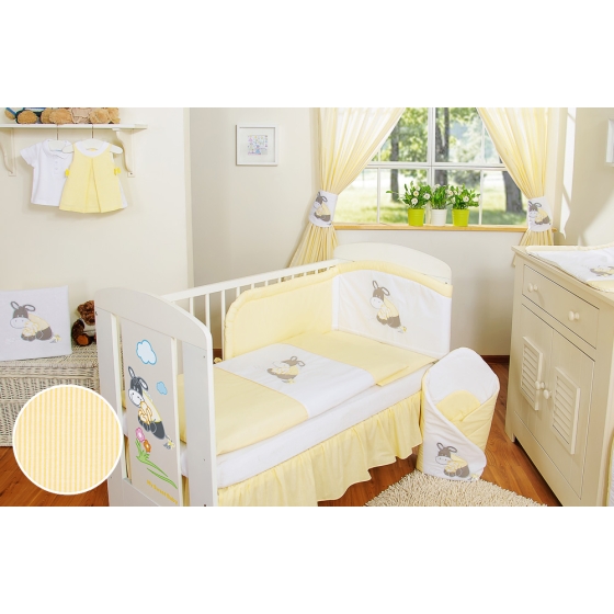Babybed Bedding set 2pcs- Donkey Luca yellow