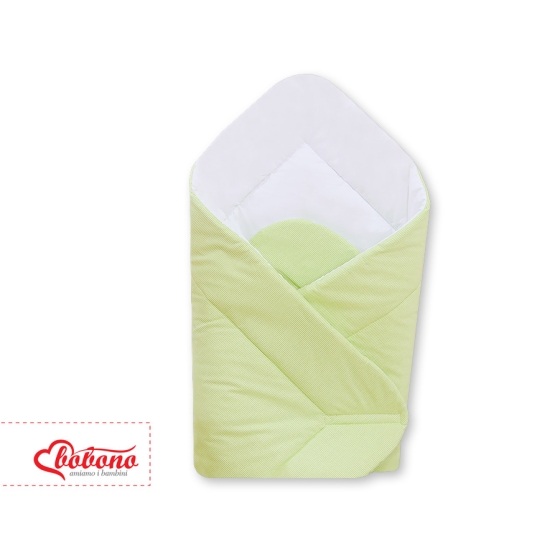 Babynest- Hanging Hearts green stripes