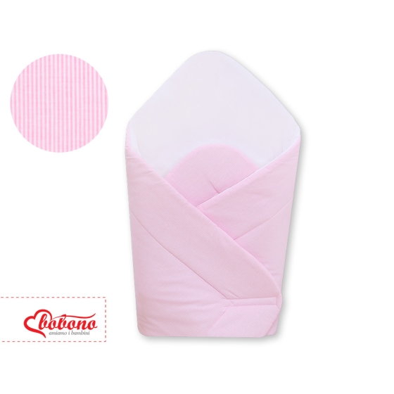 Babynest- Hanging Hearts pink stripes
