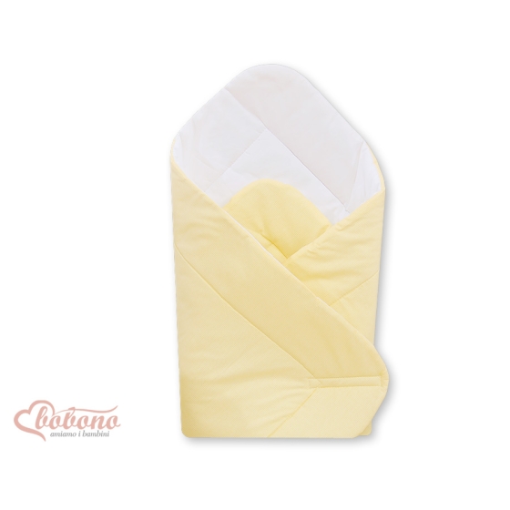 Babynest- Hanging Hearts yellow stripes