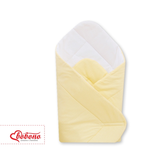 Babynest- Hanging Hearts yellow stripes