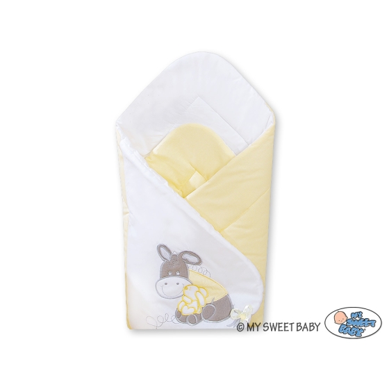 Babynest Newborn Blanket - Donkey Luca yellow