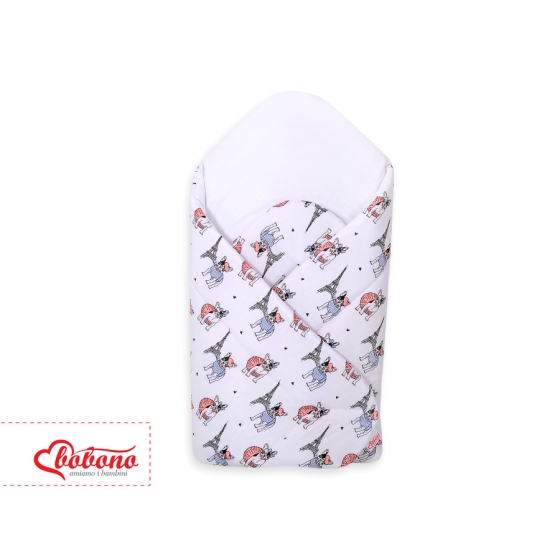 Babynest Newborn Wrap Blanket with stiffening - little doggies