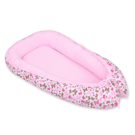 Babynest- pink butterflies/pink