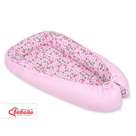 Babynest- pink butterflies/pink