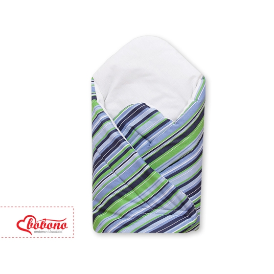 Babynest with stiffenig- Basic dark blue stripes