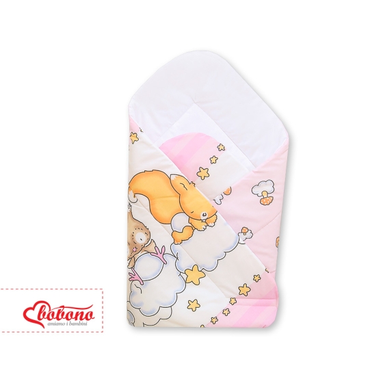 Babynest with stiffenig- Basic Forest Animals pink