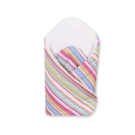 Babynest with stiffenig- Basic lilac stripes