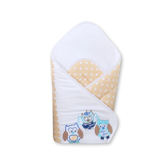 Babynest with stiffenig- Owls beige