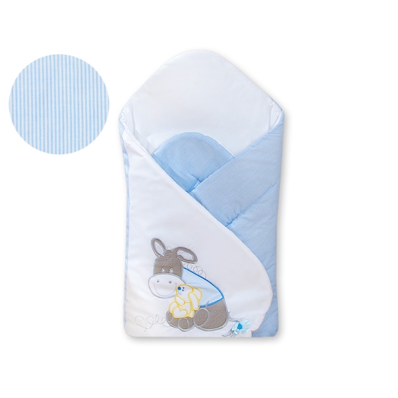 Babynest with stiffening- Donkey Luca blue