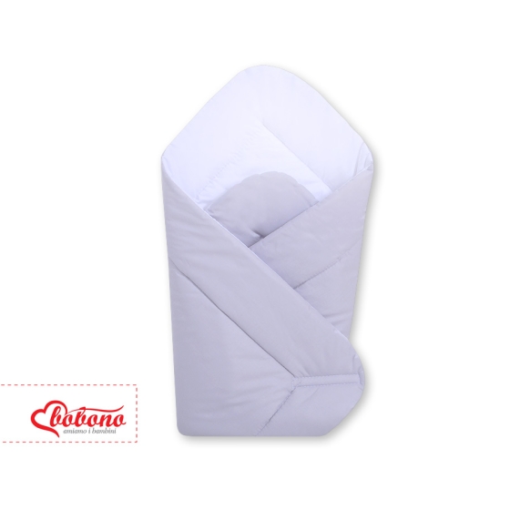 Babynest with stiffening- Hanging Hearts Gray