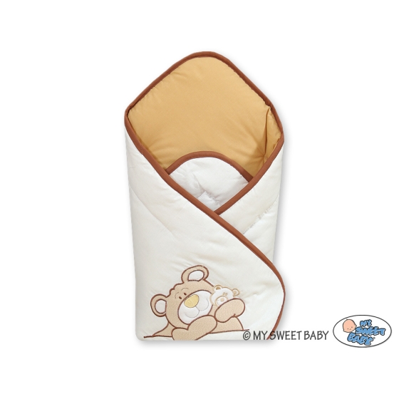 Babynest with stiffening- Teddy Bear Barnaba brown