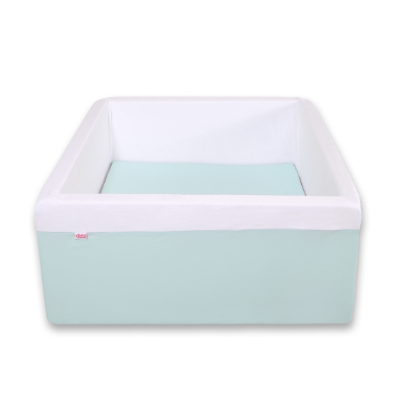 Ball-pit minky without balls - mint