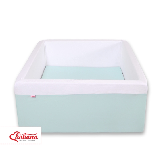 Ball-pit minky without balls - mint