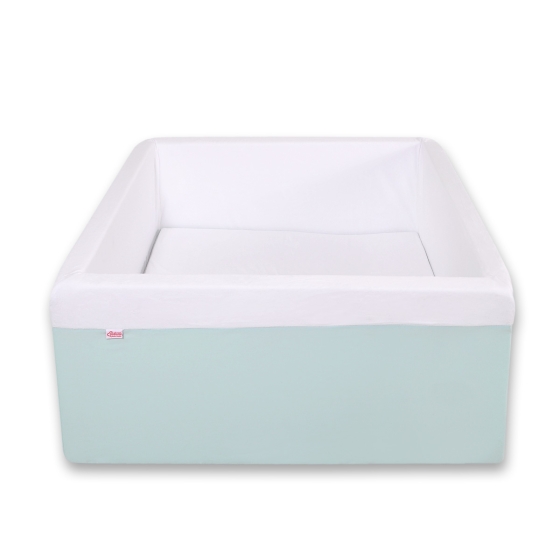 Ball-pit minky without balls - mint