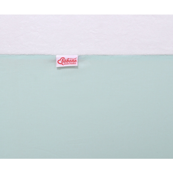 Ball-pit minky without balls - mint
