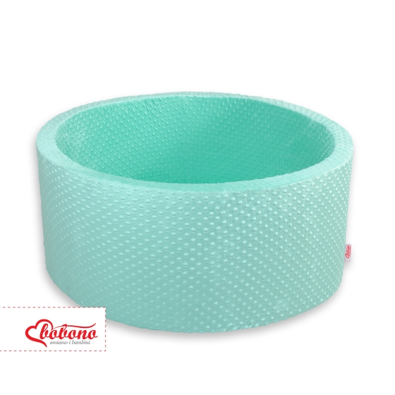 Ball-pit minky without balls - mint