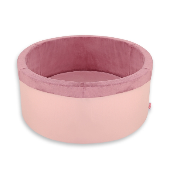 Ball-pit minky without balls - pastel pink